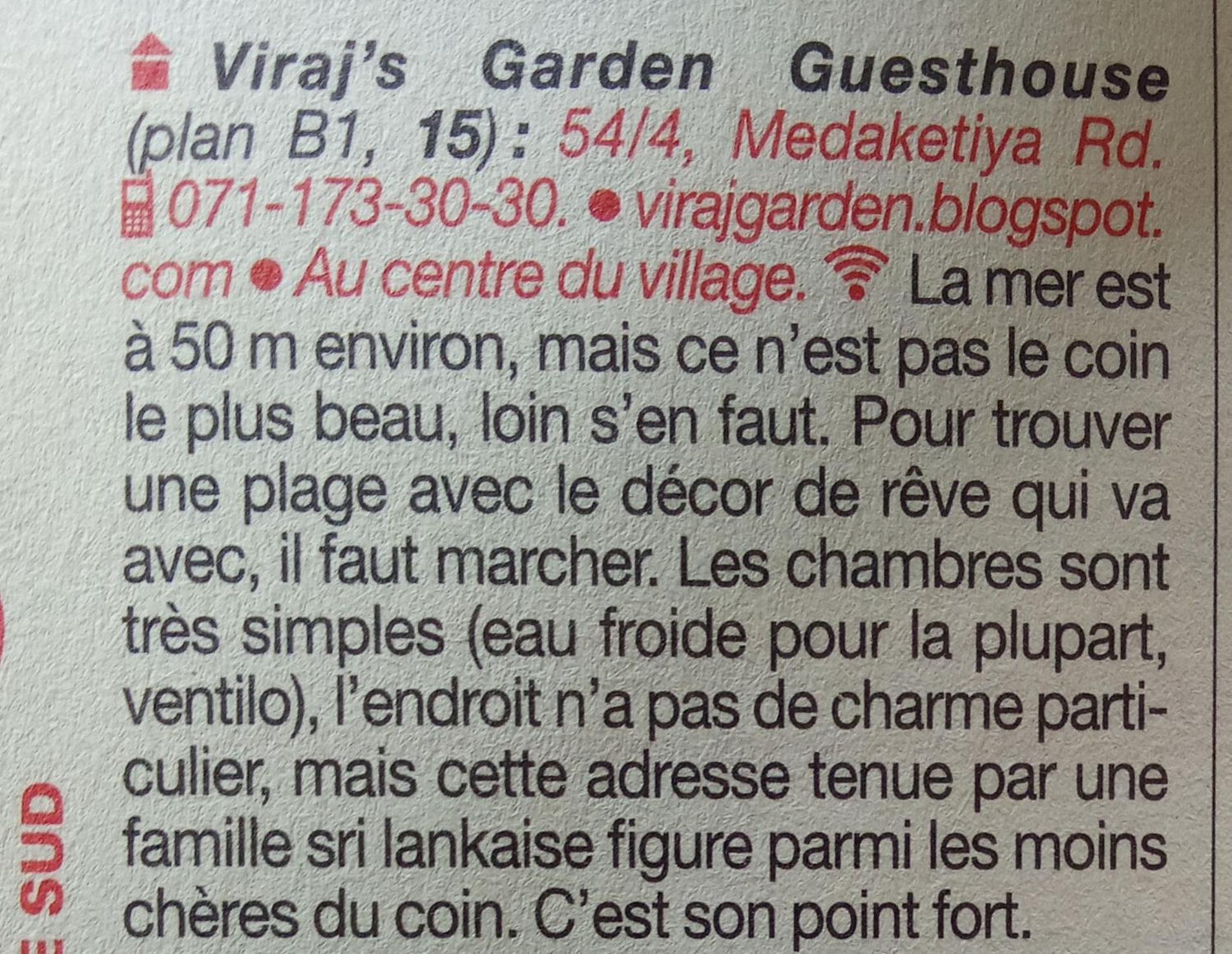 Viraj'S Garden Otel Tangalle Dış mekan fotoğraf